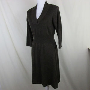 Ann Taylor Brown Sweater Dress